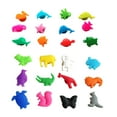 thumbnail image 1 of GOOHOCHY 24 marcadores de silicona para copas de vino, animales marinos y terrestres, identificador de vino, señal para copa de bebida., 1 of 7