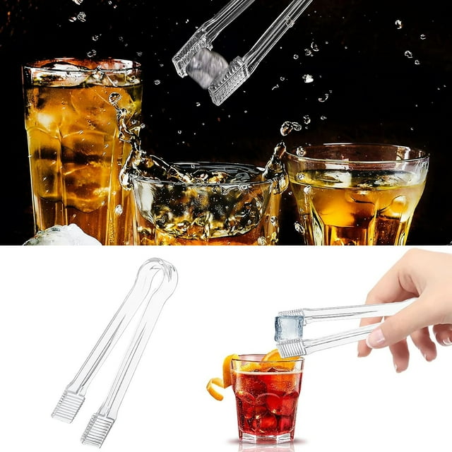 Food Clips Versatile Ice Tongs for Efficient Ice Handling and Enhanced Summer Drink Experience