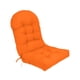 thumbnail image 3 of Cojín para mecedora, cojín para tumbona con lazos, cojín para silla, cojín para patio naranja, 3 of 9