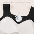 thumbnail image 6 of Built in Bra Tank Tops for Women Square Neck Teen Clothes Casual Fashion Clothing Fitted Gym Womens Blouse Black, 6 of 9