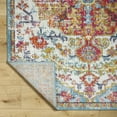 thumbnail image 5 of Livabliss Harput Vintage Medallion Area Rug,3'11" x 5'7",Orange/Aqua, 5 of 9