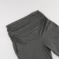 thumbnail image 5 of Ohufall Maternity Pants for Women Summer Casual Solid Color Elastic Hight Waist Long Pants Women's Comfy Loost Fit Pregnancy Workout Sport Pants, 5 of 9