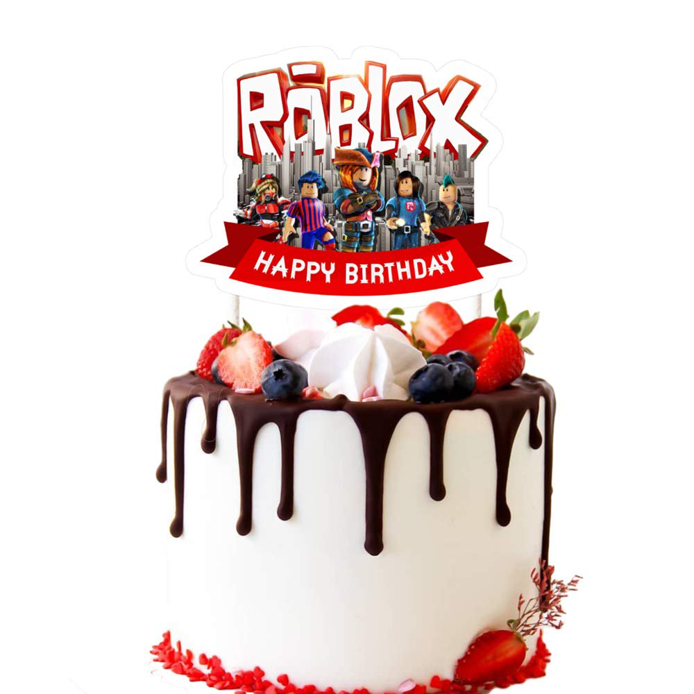 Cake Decorations for Roblox Cake Topper Birthday Party