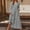 Gray, variant on IDALL Maxi Dresses,Casual Dresses Autumn Womens Button Cotton Retro Casual Long Sleeve Dress Long Sleeve Dress,Long Dresses,Flowy Dresses Dark Blue Dress L