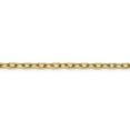 thumbnail image 3 of 14k Yellow Gold 18 Inch 3.7mm Link Cable Chain Necklace Pendant Charm Long, 3 of 9