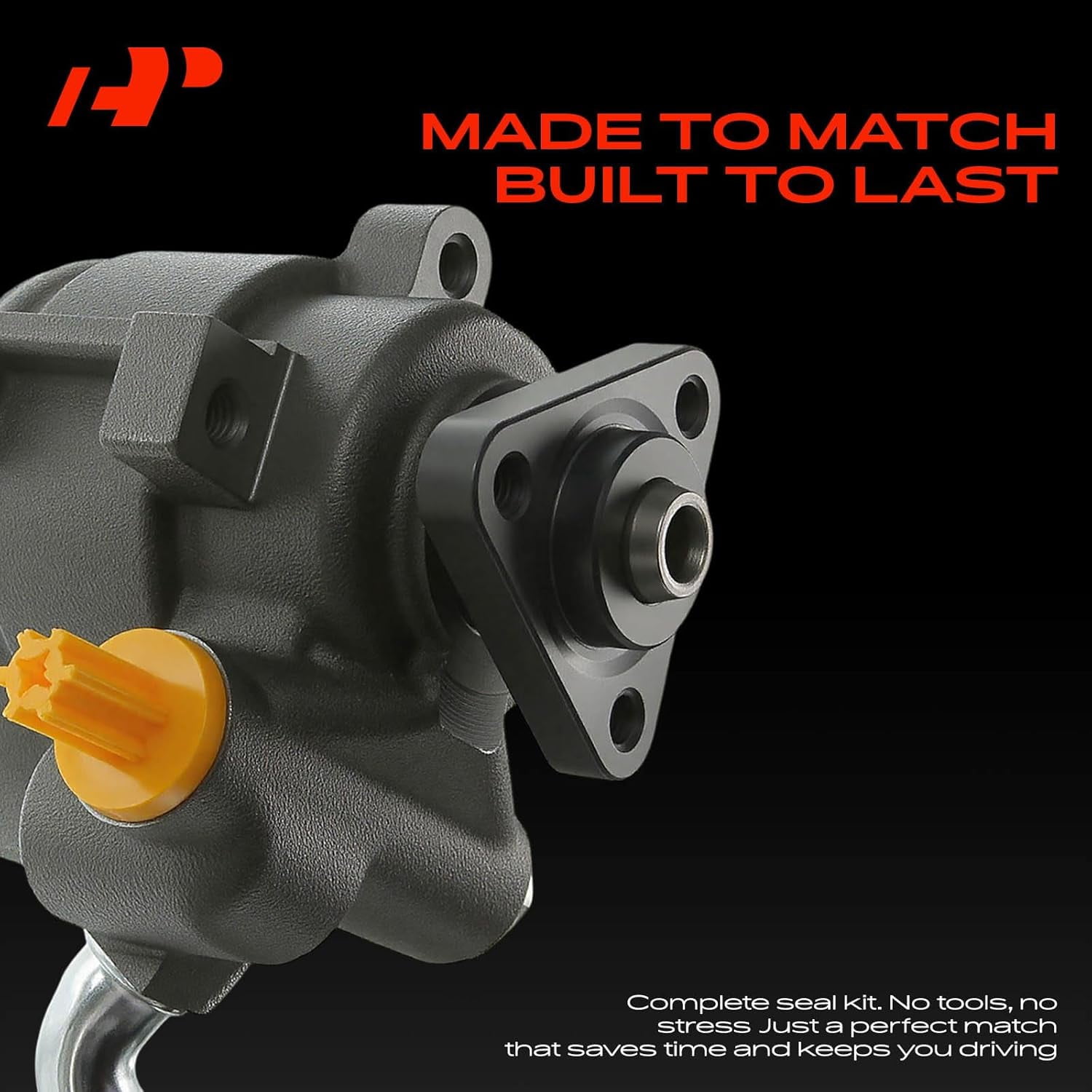 A-Premium Power Steering Pump Without Reservoir Compatible with Ford Mustang 2005-2009