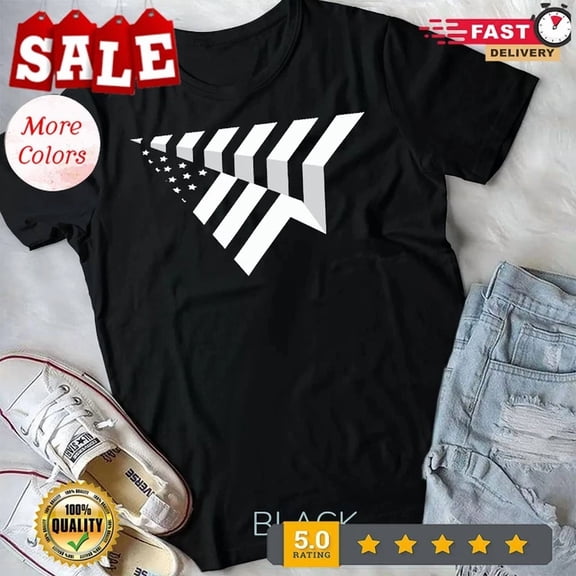 Paper Plane Usa Paper Airplane T-Shirt Unisex T-Shirt
