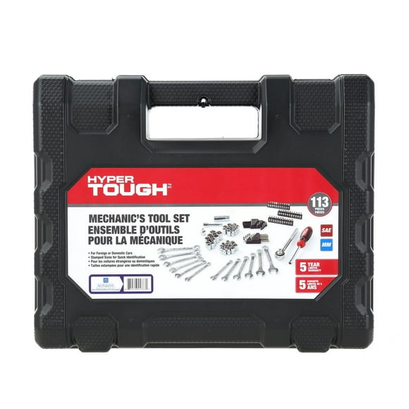 Hyper Tough 113 PIECE MECHANIC'S TOOL SET