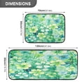 thumbnail image 3 of Ryvnso St Patrick Clover Flower Kitchen Rugs Set Non Slip Runner Mats for Dining Room, 3 of 7