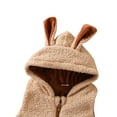 thumbnail image 3 of Seyurigaoka Children Solid Color Hooded Jacket Loose Sleeveless Zip-up Vest, 3 of 9