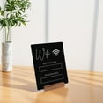 thumbnail image 2 of Milisten Wifi Password Sign WiFi Acrylic Sign WiFi Sign WiFi Board WiFi Password Reminder Sign, 2 of 6