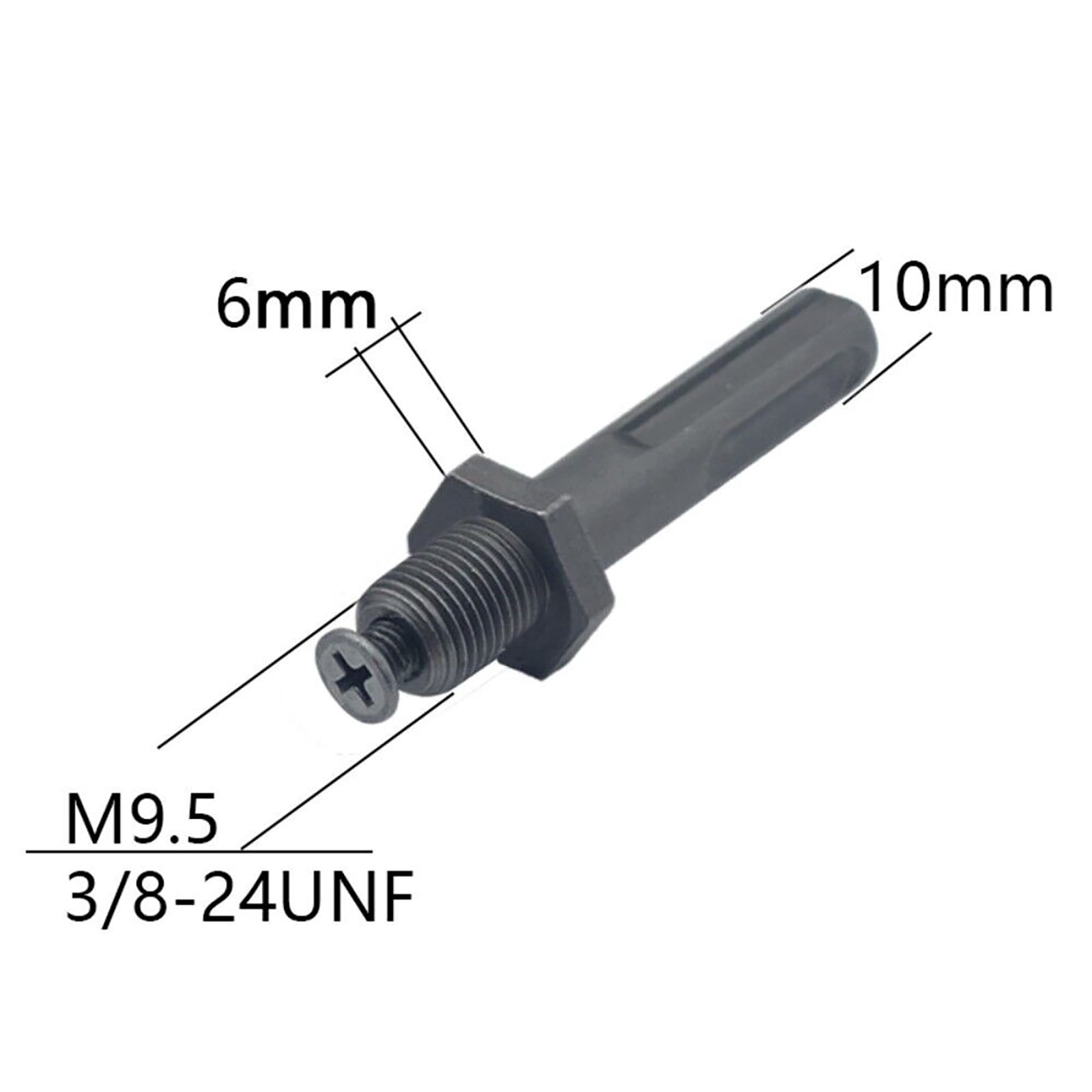 Keyless Drill Chuck Adapter Set Instantly Convert Impact Driver, Effortlessly Hold Drill Bits