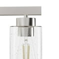 thumbnail image 3 of Hunter - Hartland 3-light Brushed Nickel, Medium Size Vanity Light, Dimmable, Transitional Style, for Bedrooms, Dining, Living Rooms - 13077, 3 of 6