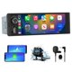 thumbnail image 1 of Estéreo para coche Pyniro de un solo DIN, CarPlay y Android Auto HD IPS de 6,36 pulgadas, 1 of 5