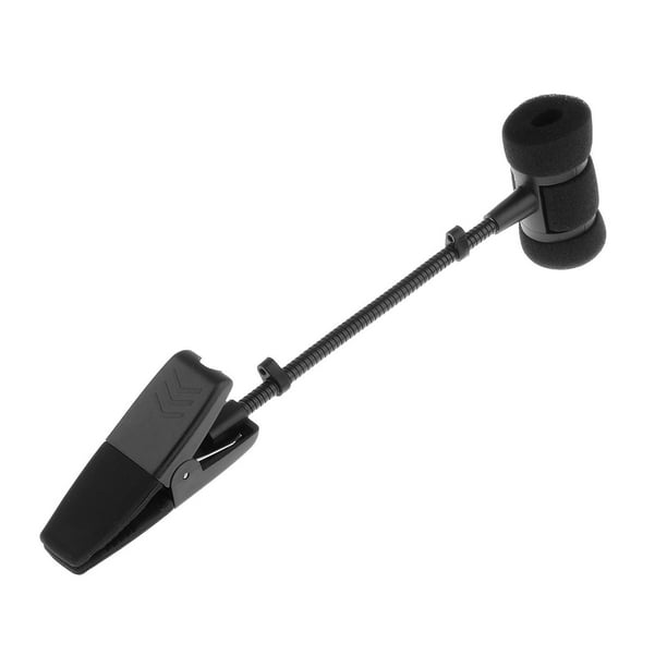 Pinza para micrófono de saxofón sin soporte para micrófono, a prueba de golpes y con absorción de impactos. Clip para saxofón