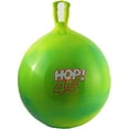 thumbnail image 2 of Gymnic Hop 45! Blue & Yellow Swirl (Green) 18" Hop Ball Matty's Toy Stop Exclusive Color (68-24), 2 of 3