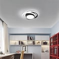 thumbnail image 3 of Lámpara de techo LED redonda, moderna, 32 W, 2350 lm, para cocina, pasillo, salón, luz blanca fría, 6500 K de diámetro., 3 of 5