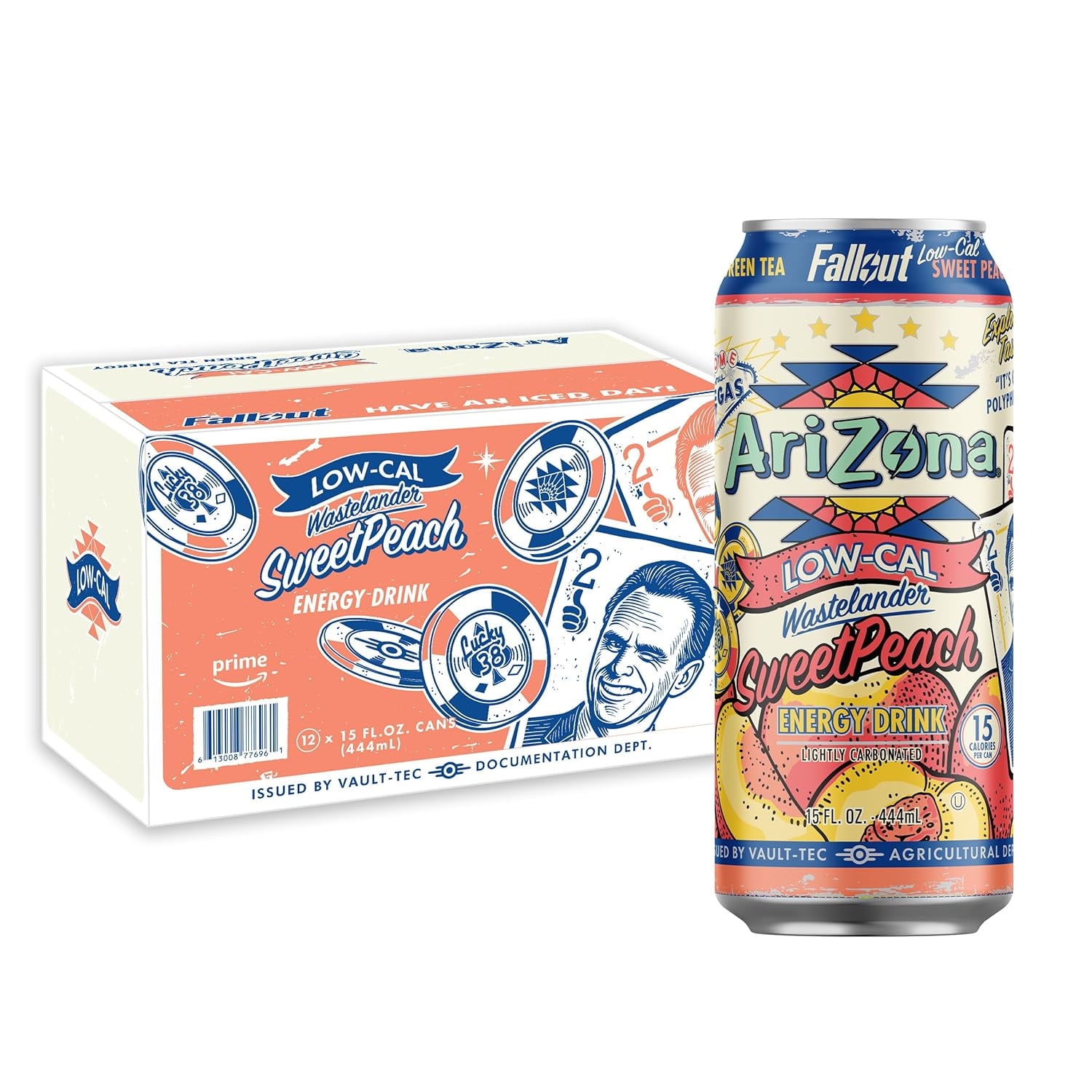 AriZona x Fallout Red Apple Green Tea Energy Drink 15 fl oz