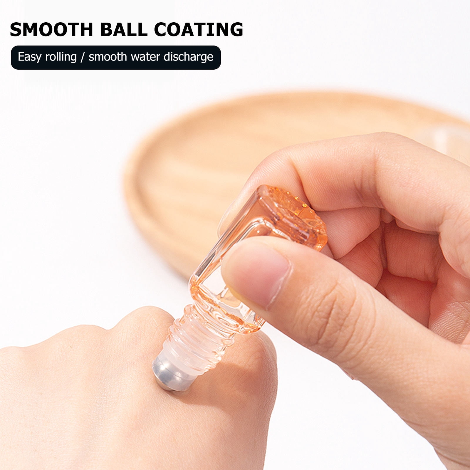 TAILTOSS 25pcs Reusable Bottles Common Material Glass for Custom Blending Women Skincare