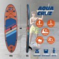 thumbnail image 4 of Aquacruz Suncruzer 9 ft. Inflatable Stand Up Paddle Board Set with Accessories, 4 of 7