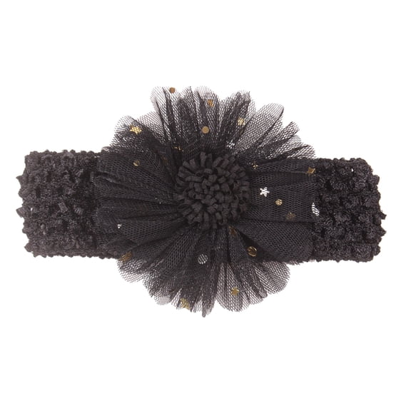 LNMQLPDBS Baby Bows Infant Girls Headband with Flower Soft Stretchy Hair Band Newborn Stretchy Elastic Soft Hair Bow Toddler Hair Accessories