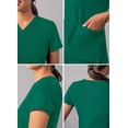 thumbnail image 4 of Adar Addition Scrubs For Women - Modern V-Neck Scrub Top, 4 of 8