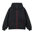 thumbnail image 1 of Kalauyu Men Hoodies Casual Hoodie for Men with Pockets Full Zip Long Sleeve Sweatshirt Sports Hooded Jacket, 1 of 8