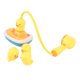 thumbnail image 5 of Cabezal de ducha para baño de bebé, juguete con ventosas, forma de patito amarillo lindo, pulverizador de baño para bebé, bomba de agua para bebés, pato amarillo pequeño, 5 of 5