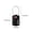 Black, variant on Bwiyojiz Home, Garden & Tools Gadgets Kitchen Dining Backpack Luggage Lock Aluminum Alloy Password Padlock, Gifts for Yourself, Black