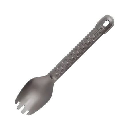 

Titanium Spork Spoon Camping Dinner Spork Cutlery Flatware Outdoor For Home