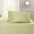 thumbnail image 3 of Empyrean Bedding 3 Piece Sheet Set - Premium 18” - 21” Extra Deep Pocket Fitted Sheet with 2 Pillowcases – Twin, Sage Green, 3 of 5