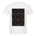 thumbnail image 4 of Bingfone Red Poker Men'S Loose Fit Short-Sleeve Pocket T-Shirt, 4 of 7