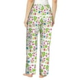 thumbnail image 3 of Naloa Happy Easter Print Women’s Ultra-Soft Comfy Pajama Lounge Pants with Pockets & Drawstring, 3 of 8