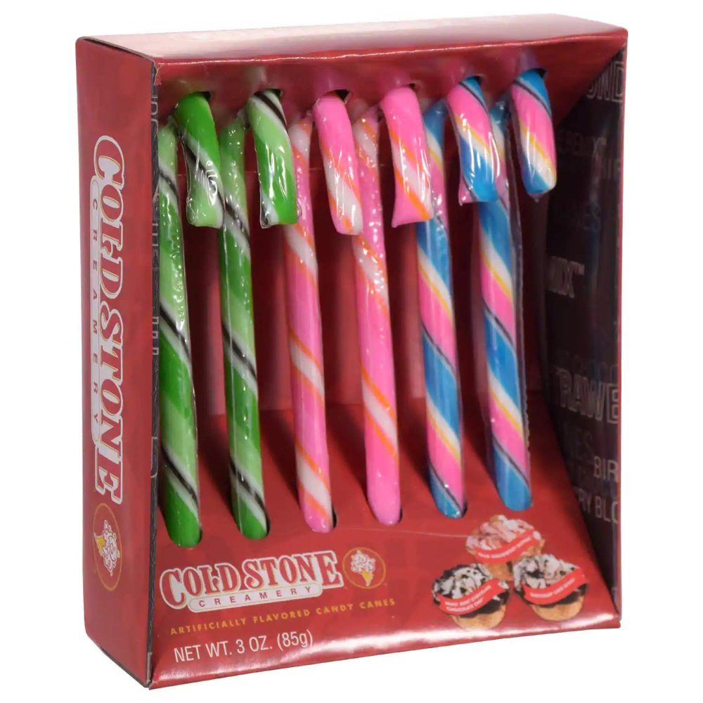 Bee (1) Box Cold Stone Creamery Candy Canes Flavors Our Strawberry