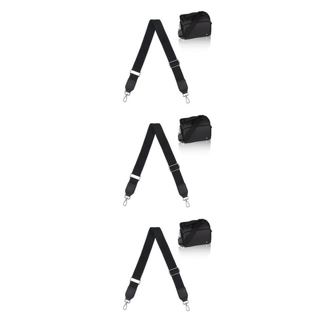 crativent Cotton Made Shoulder Strap Wide Application And Scratch-Proof Sling Bag Bag Shoulder Strap Handbag 3Set