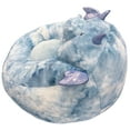 thumbnail image 6 of (2 pack) Animal Adventure 26"W Dragon Cozy Seats, Tie Dye Blue, 3+, 6 of 7