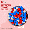 thumbnail image 4 of NY SPICE SHOP Red, White, and Blue Sixlets - 3 Pound - Red, White, and Blue Candy - 4th of July Candy - Patriotic Candy - Memorial Day Candy, 4 of 7