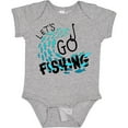 thumbnail image 3 of Inktastic Let's Go Fishing Boys or Girls Baby Bodysuit, 3 of 5