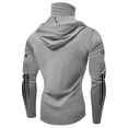 thumbnail image 4 of UPF 50+ Hooded Fishing Shirt for Men - Long Sleeve Hoodie T Shirts - UV Sun Protection, Lightweight Light Gray S, 4 of 4