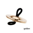 thumbnail image 2 of 1 Pair Copper Woman Belly Dancing Cymbal Portable Professional Replacement Solid Color Mini Hand Cymbals Percussion Instrument Gold, 2 of 7