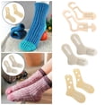 thumbnail image 1 of Molde Para tejer bloqueadores de calcetines perfecl 3 Pares principiantes, 1 of 8