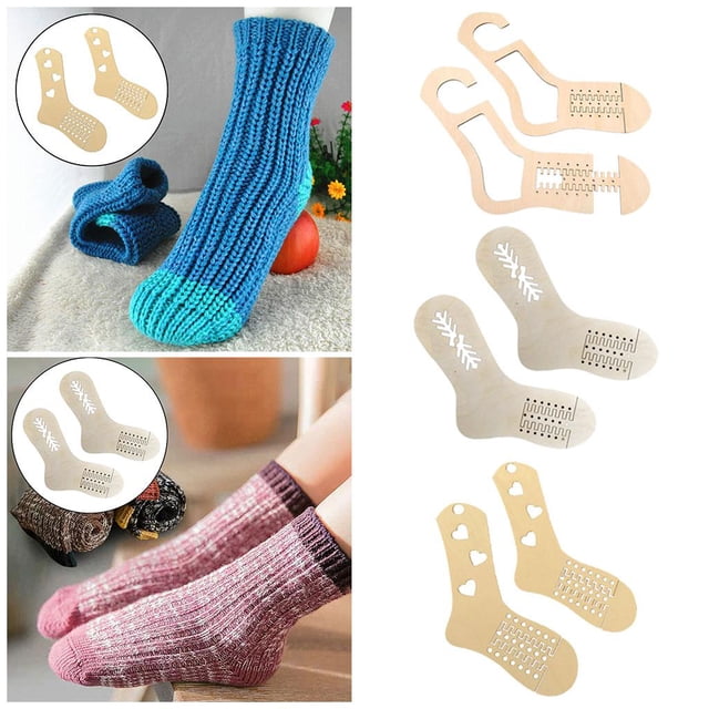 Molde Para tejer bloqueadores de calcetines perfecl 3 Pares principiantes