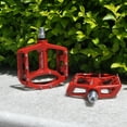 thumbnail image 5 of Upanbike Magnesium Bike Pedals 9/16'' Spindle Bearing MTB Mountain Bike Pedal (Red), 5 of 5