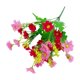 thumbnail image 2 of Plastic Artificial Flowers Outdoor Decoration 28-Head Floral Arrangement for Home Garden Patio, 2 of 6
