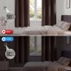 thumbnail image 3 of Blackout Blackout Cortinas, Juego de Cortinas de 2 Piezas para Recámara y Sala de Estar 42x72 Pulgadas, Cortinas Térmicas Aislantes Que Oscurecen la Habitación con Ojales, Reducción de Ruido y Bloque, 3 of 7