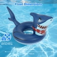 thumbnail image 6 of MoKo Inflatable Pool Floats, Shark Swim Rings for Outdoor Pool Beach Water Party Supplies, 6 of 6