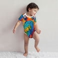 thumbnail image 4 of Sigee Vibrant Parrot Splash Art for Baby Unisex Baby Cotton Short-Sleeve Bodysuits Soft Cotton, Breathable-18 Months, 4 of 7