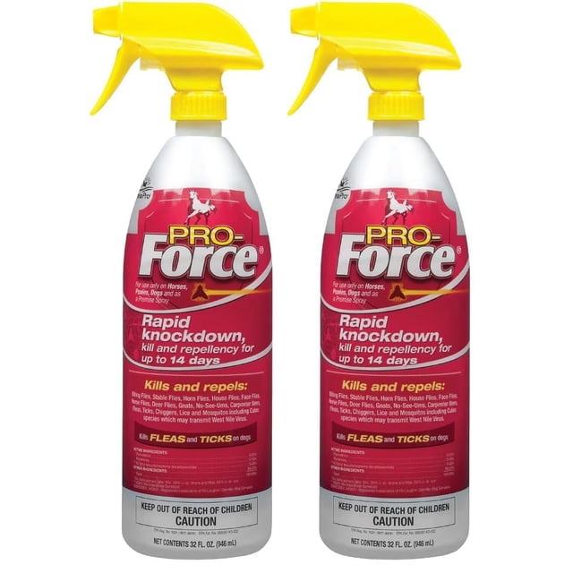 Spray Antimosquitos Manna Pro Pro-Force de Acción Rápida 960 mL para Caballos