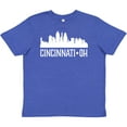 thumbnail image 3 of Inktastic Cincinnati Ohio Skyline City Silhouette Youth T-Shirt, 3 of 5