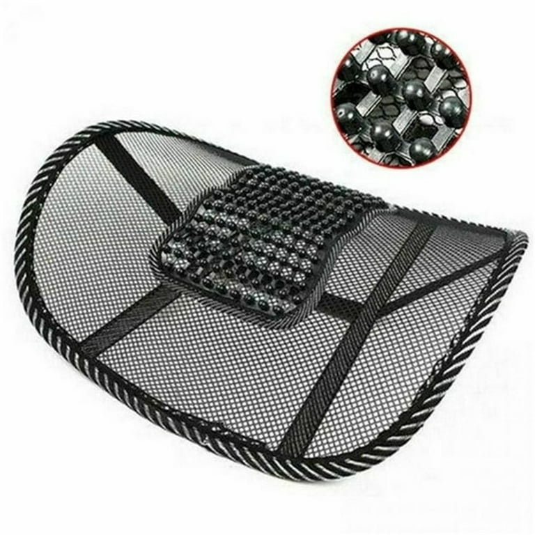 Big Ant Lumbar Support, Car Mesh Back Support with Massage Beads Ergonomic  Designed for Comfort and Lower Back Pain Relief - Lumbar Back Support